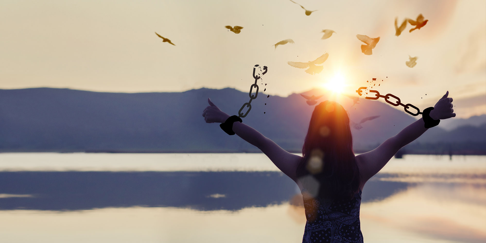 Woman Breaking Chains Woman Breaking Chains